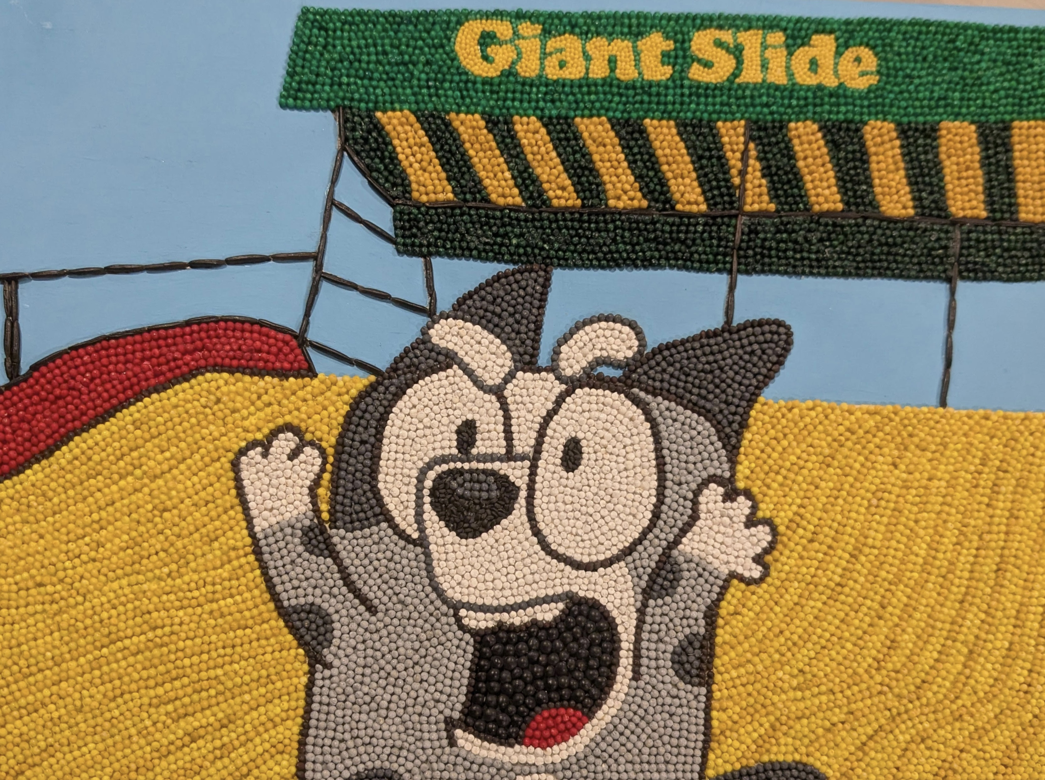 [Mark Everhart Muffin Heeler Rides the Giant Slide image]